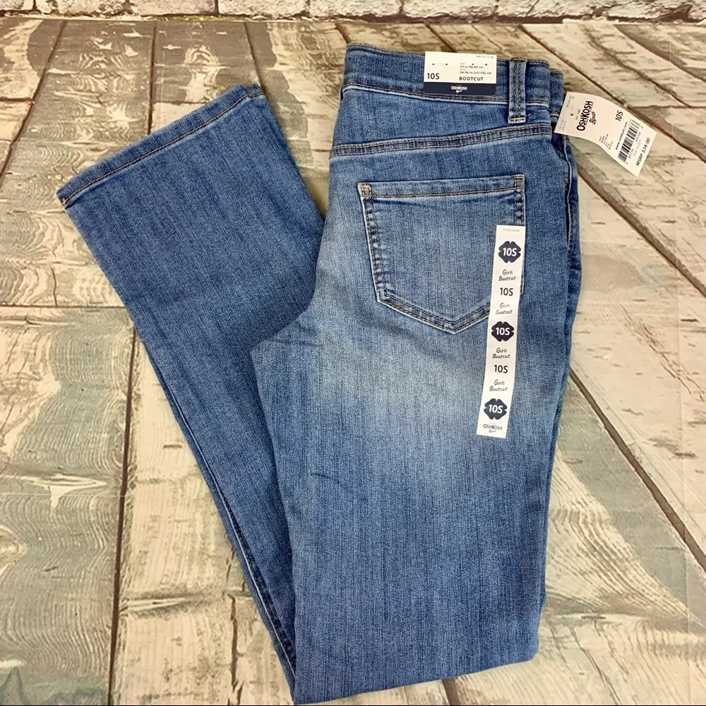 OshKosh Bgosh Blue Denim Bootcut Jeans Size 10S